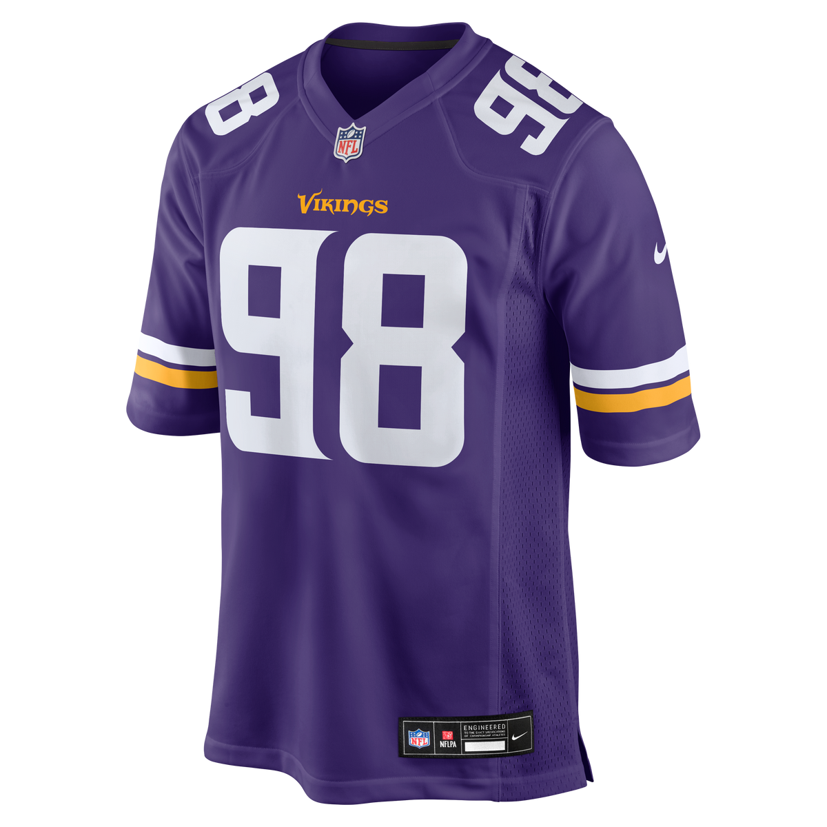Men's Minnesota Vikings Bo Richter Nike  Purple Team Game Jersey