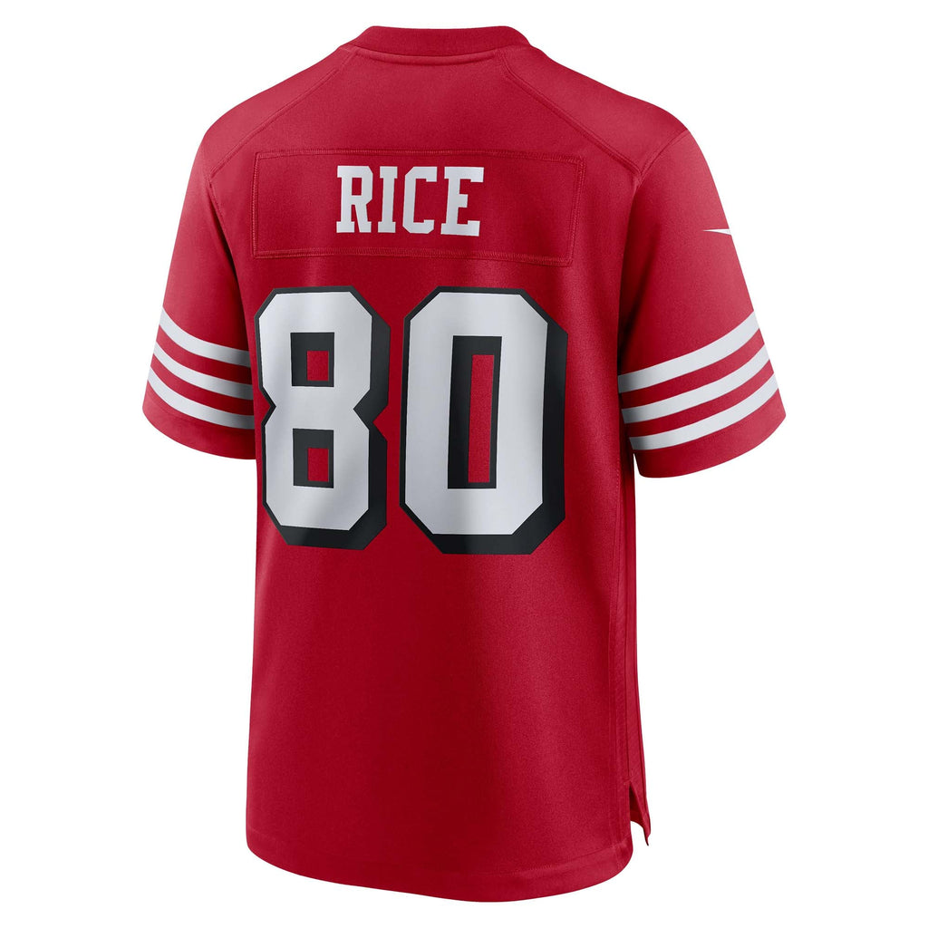 Men's San Francisco 49ers Jerry Rice Nike Scarlet Retired Player Alternate Game Jersey