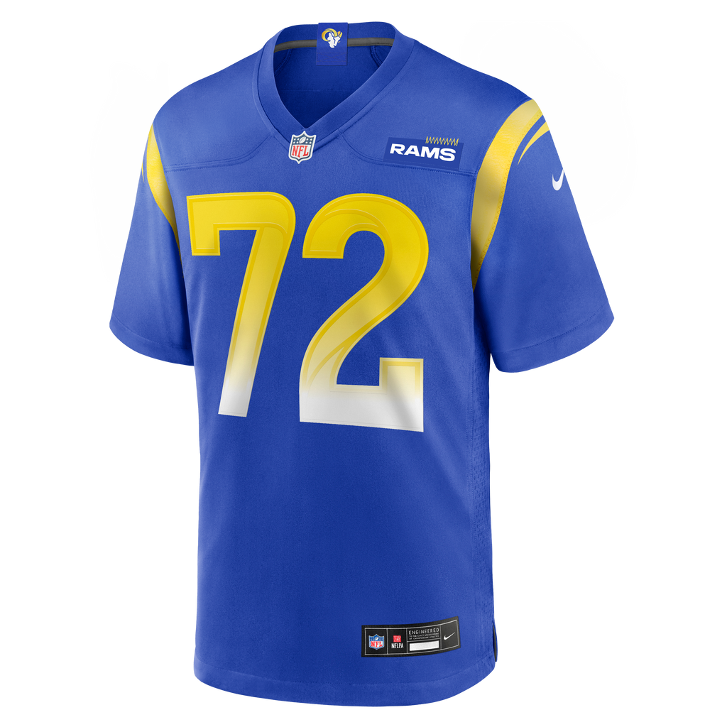Men's Los Angeles Rams D.J. Humphries Nike  Royal Team Game Jersey