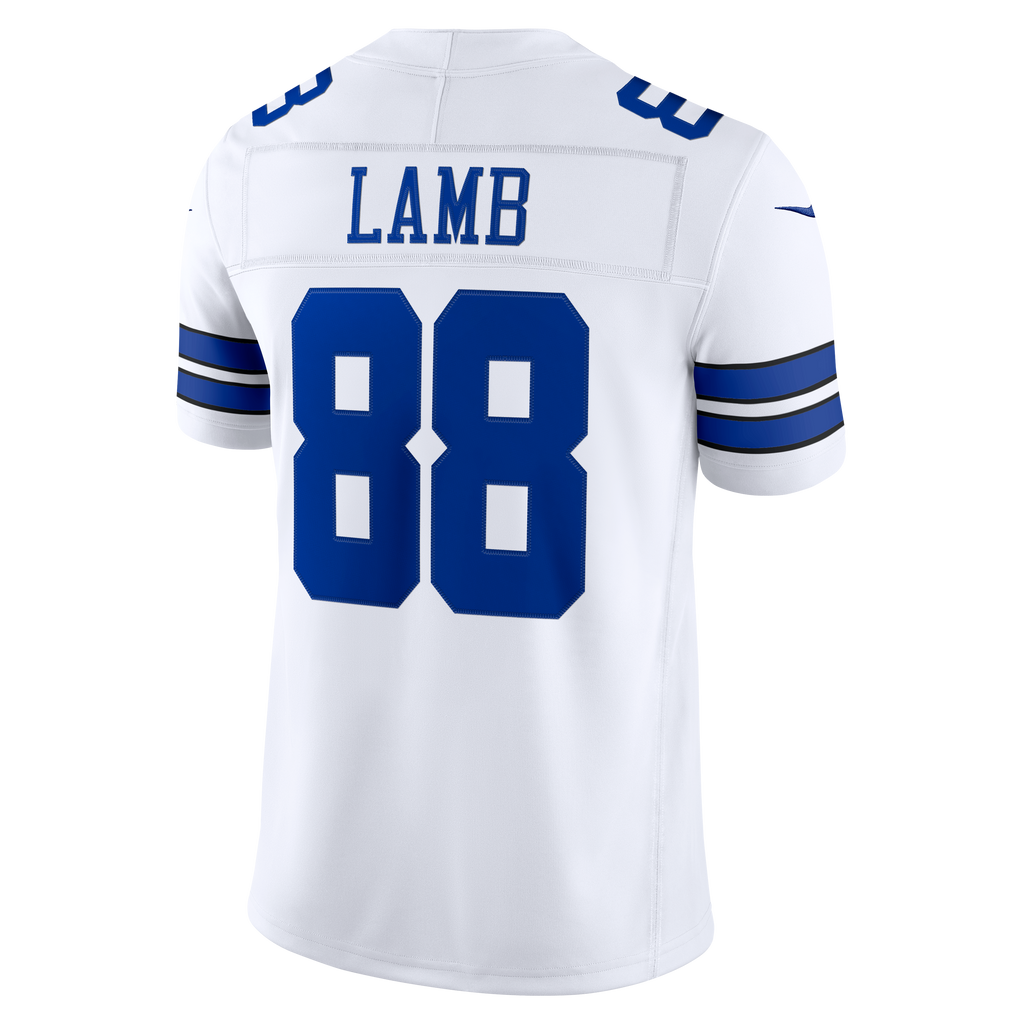 Men's Dallas Cowboys CeeDee Lamb Nike White Vapor F.U.S.E. Stitched Limited Jersey