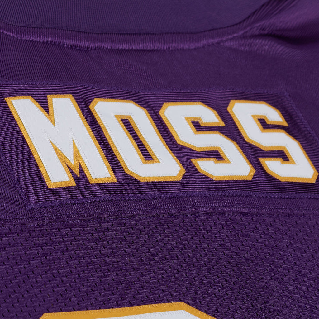 Men's Minnesota Vikings Randy Moss Mitchell & Ness Purple 2001 Authentic Throwback Jersey