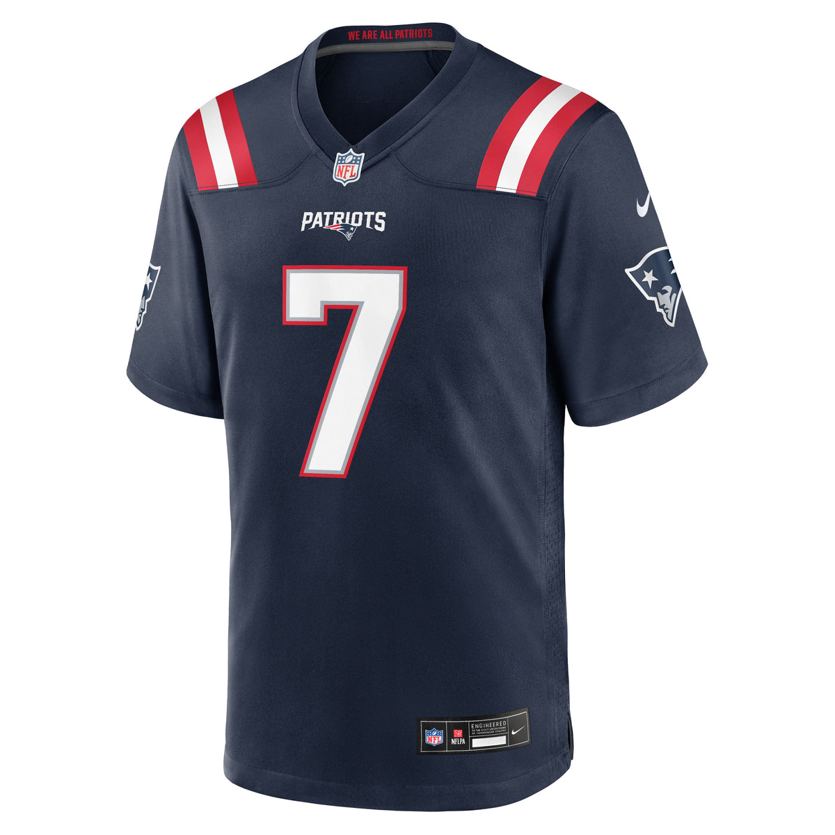 Men's New England Patriots Carlton Davis Nike Navy Team Game Jersey