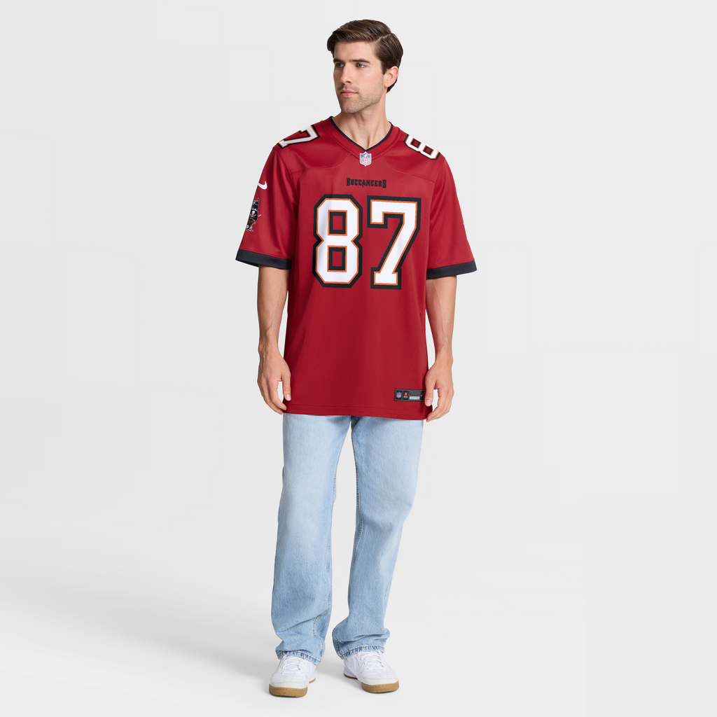 Men's Tampa Bay Buccaneers Payne Durham Nike  Red  Game Jersey