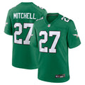 Men's Philadelphia Eagles Quinyon Mitchell Nike  Kelly Green Alternate Game Jersey