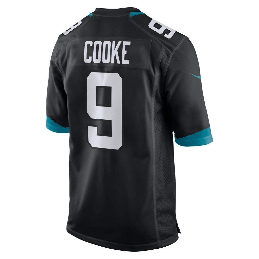 Men's Jacksonville Jaguars Logan Cooke Nike Teal Game Jersey
