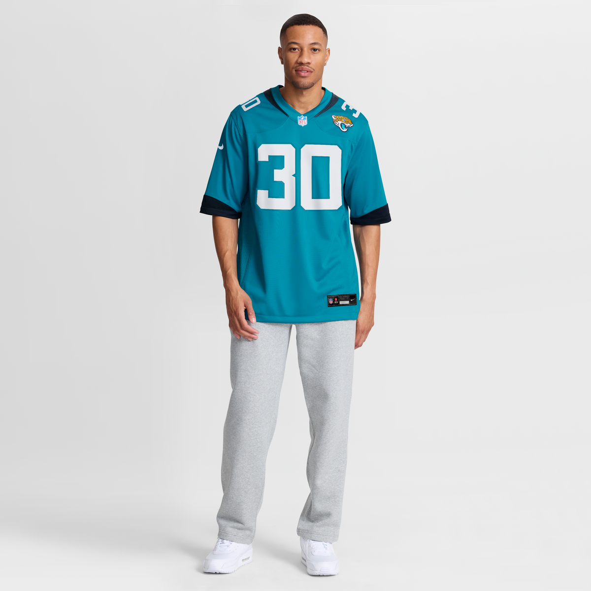 Men's Jacksonville Jaguars Montaric Brown Nike Teal Game Player Jersey