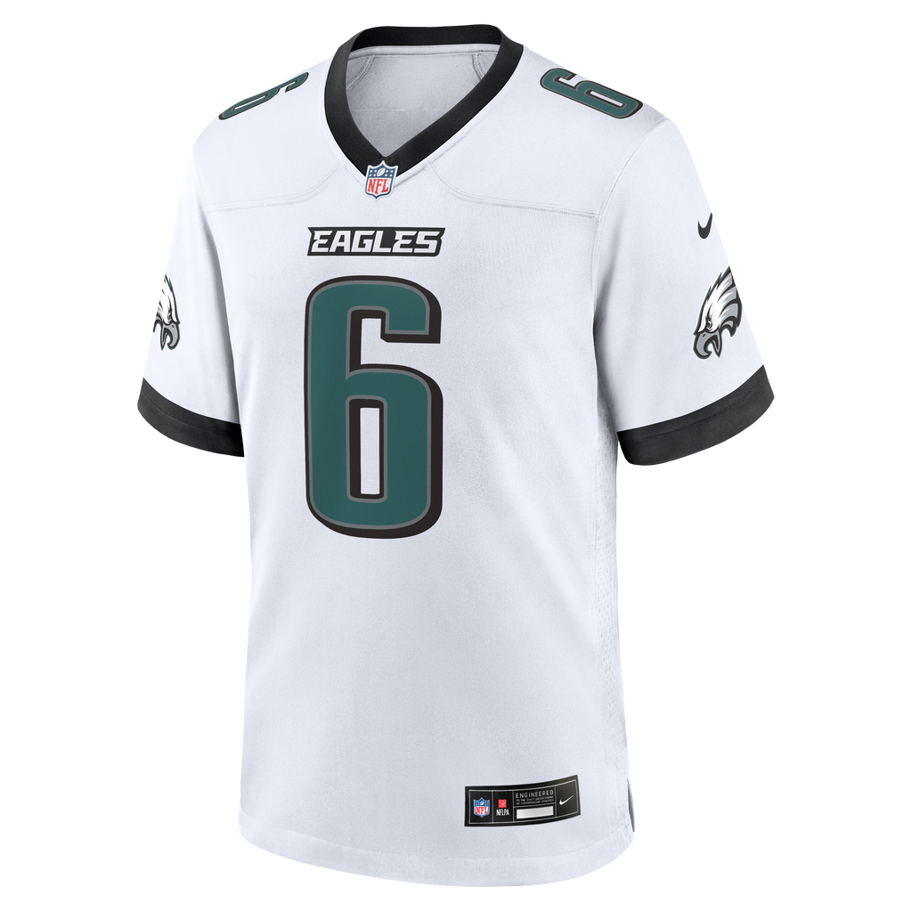 Men's Philadelphia Eagles DeVonta Smith Nike  Black Alternate Game Jersey