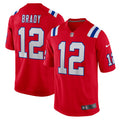Men's New England Patriots Tom Brady Nike Red Retired Player Alternate Game Jersey