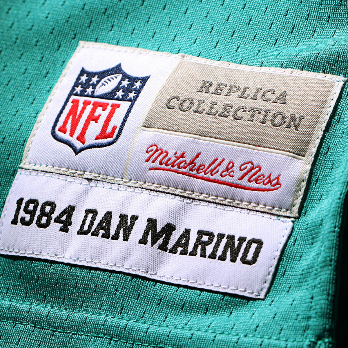 Men's Miami Dolphins Dan Marino Mitchell & Ness White Big & Tall 1984 Retired Player Replica Jersey