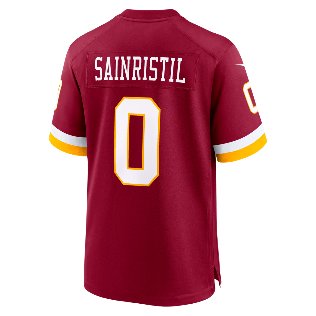 Men's Washington Commanders Mike Sainristil Nike White Game Super Bowl Era Jersey