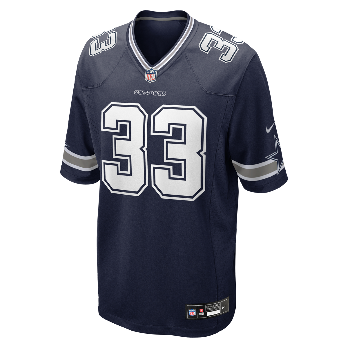 Men's Dallas Cowboys Javonte Williams Nike Navy Team Game Jersey