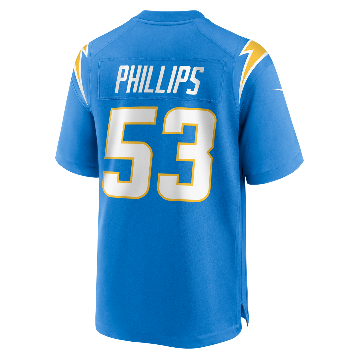 Men's Los Angeles Chargers Del'Shawn Phillips Nike  Powder Blue Team Game Jersey