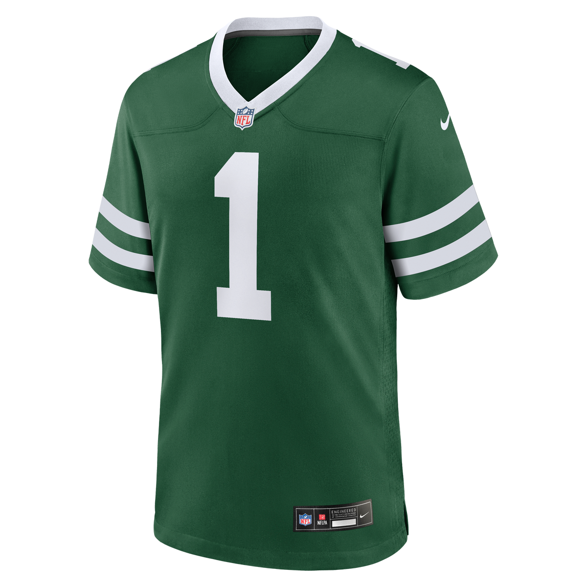 Men's New York Jets  Nike Legacy Green #1 Dad Game Jersey