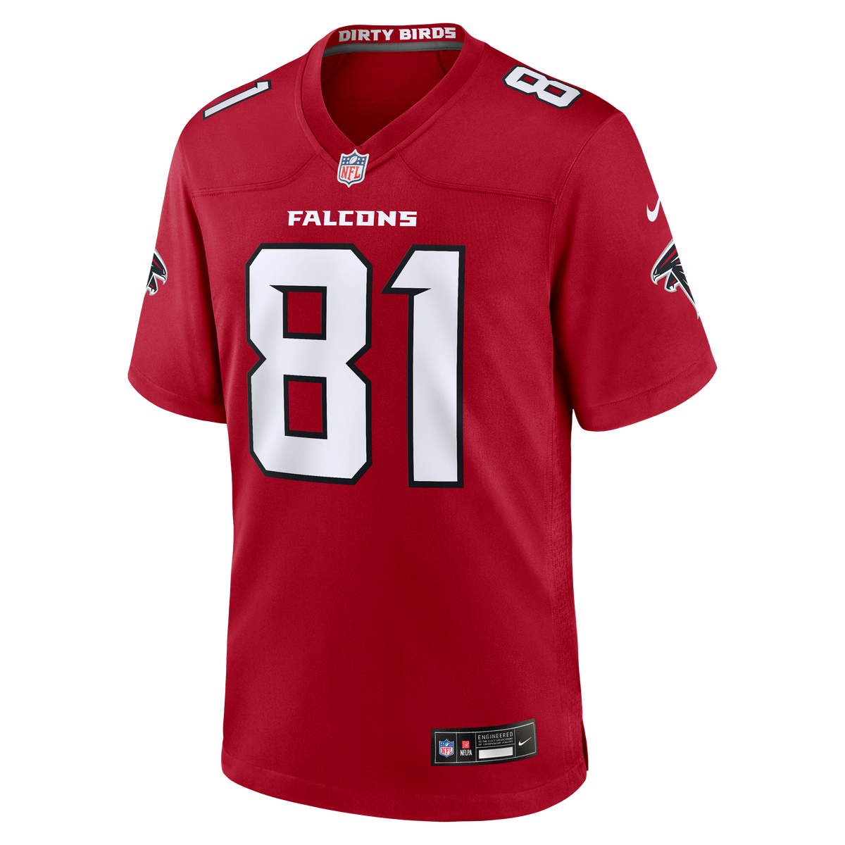 Men's Atlanta Falcons Austin Hooper Nike  Red Team Game Jersey