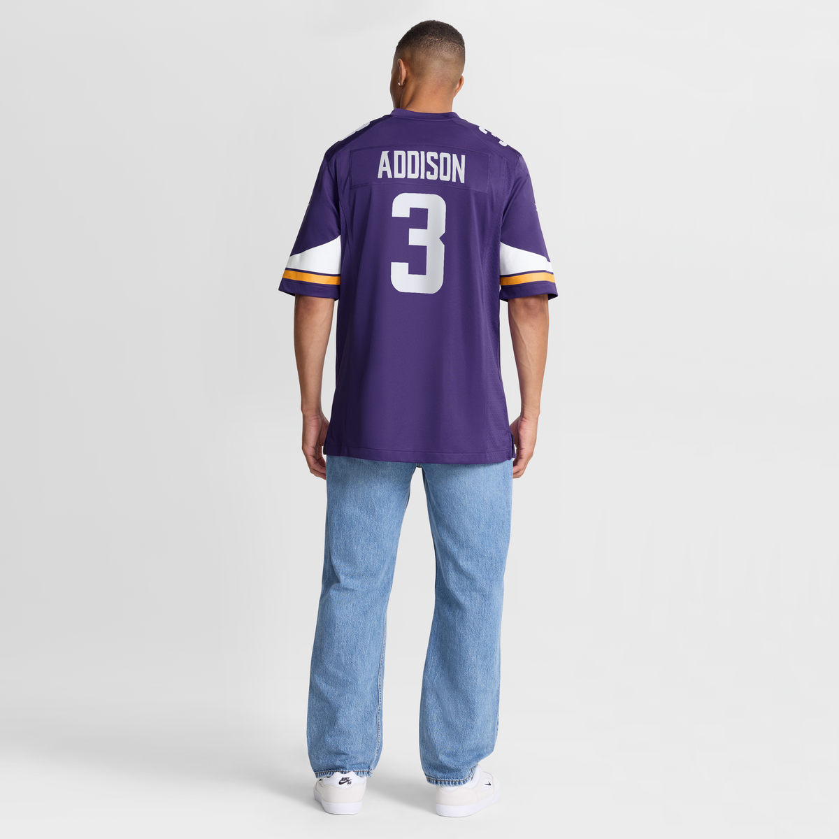 Men's Minnesota Vikings Jordan Addison Nike Purple  Game Jersey
