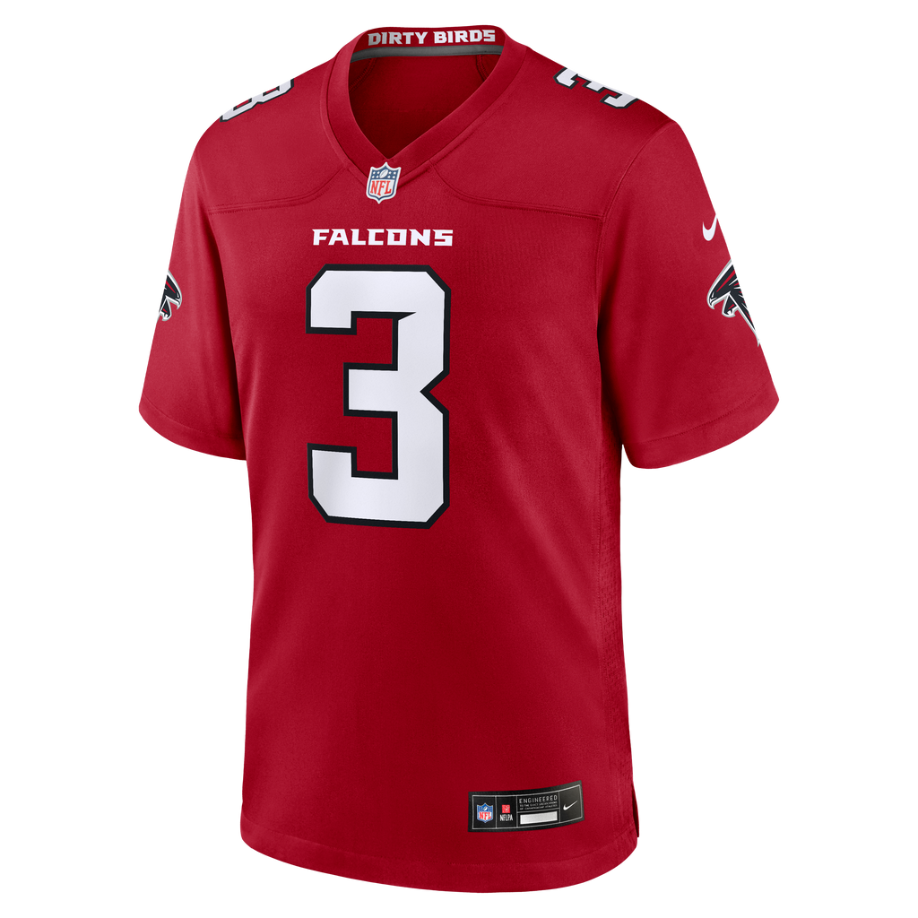 Men's Atlanta Falcons Jessie Bates III Nike Red Game Jersey