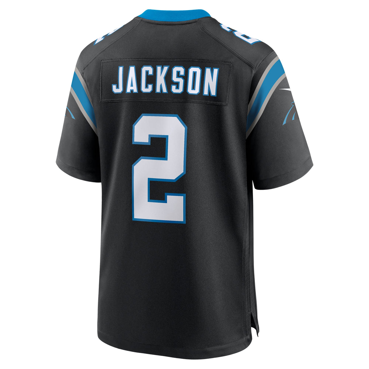 Men's Carolina Panthers Mike Jackson Nike  Black  Game Jersey