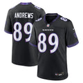 Men's Baltimore Ravens Mark Andrews Nike Black Alternate Game Jersey
