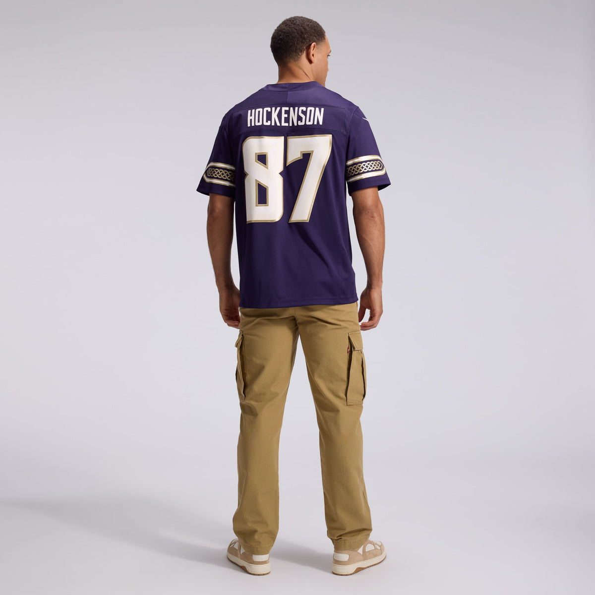 Men's Minnesota Vikings T.J. Hockenson Nike Purple 2026 Rivalries Collection Stitched Limited Jersey