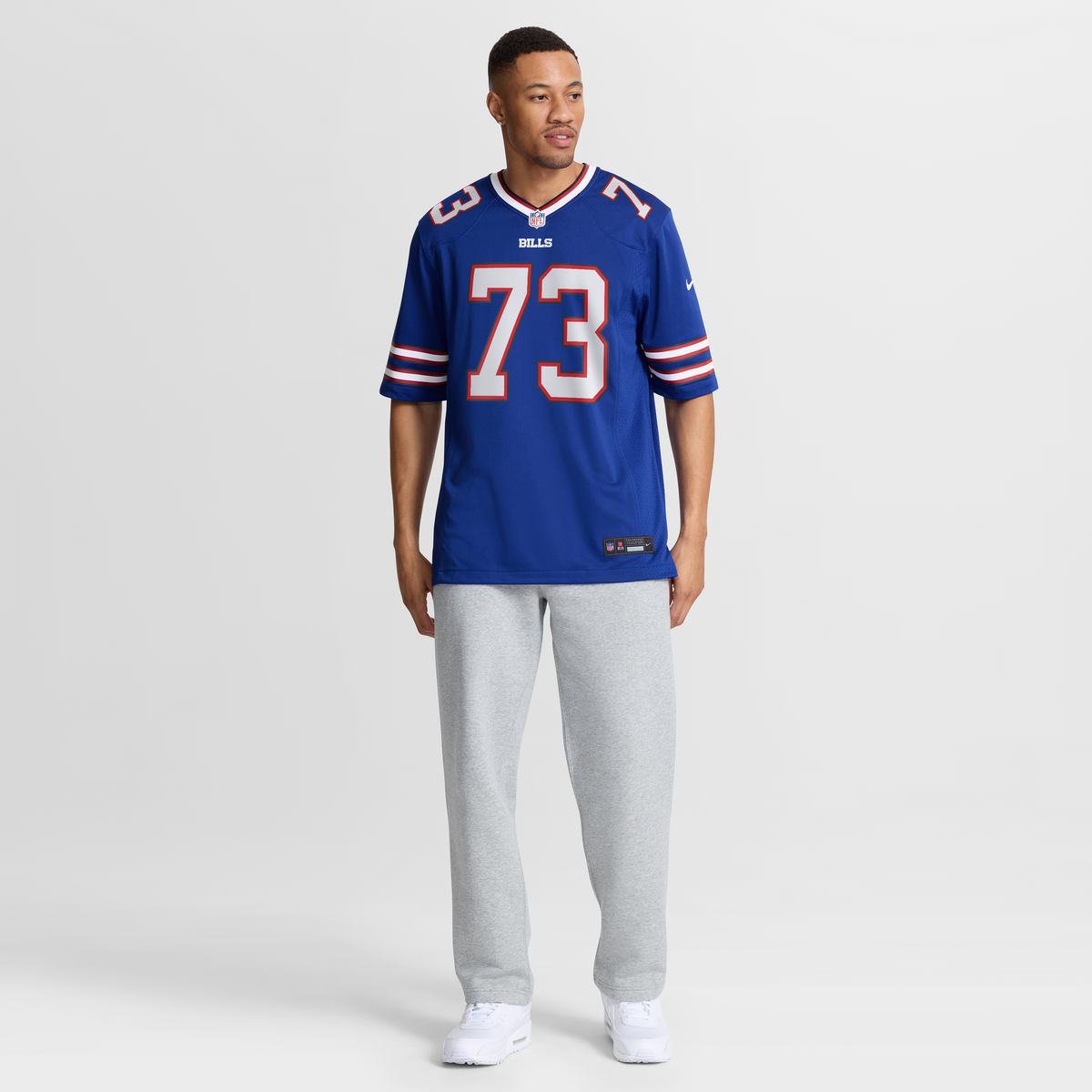 Men's Buffalo Bills Dion Dawkins Nike Gray Nickel City Game Jersey