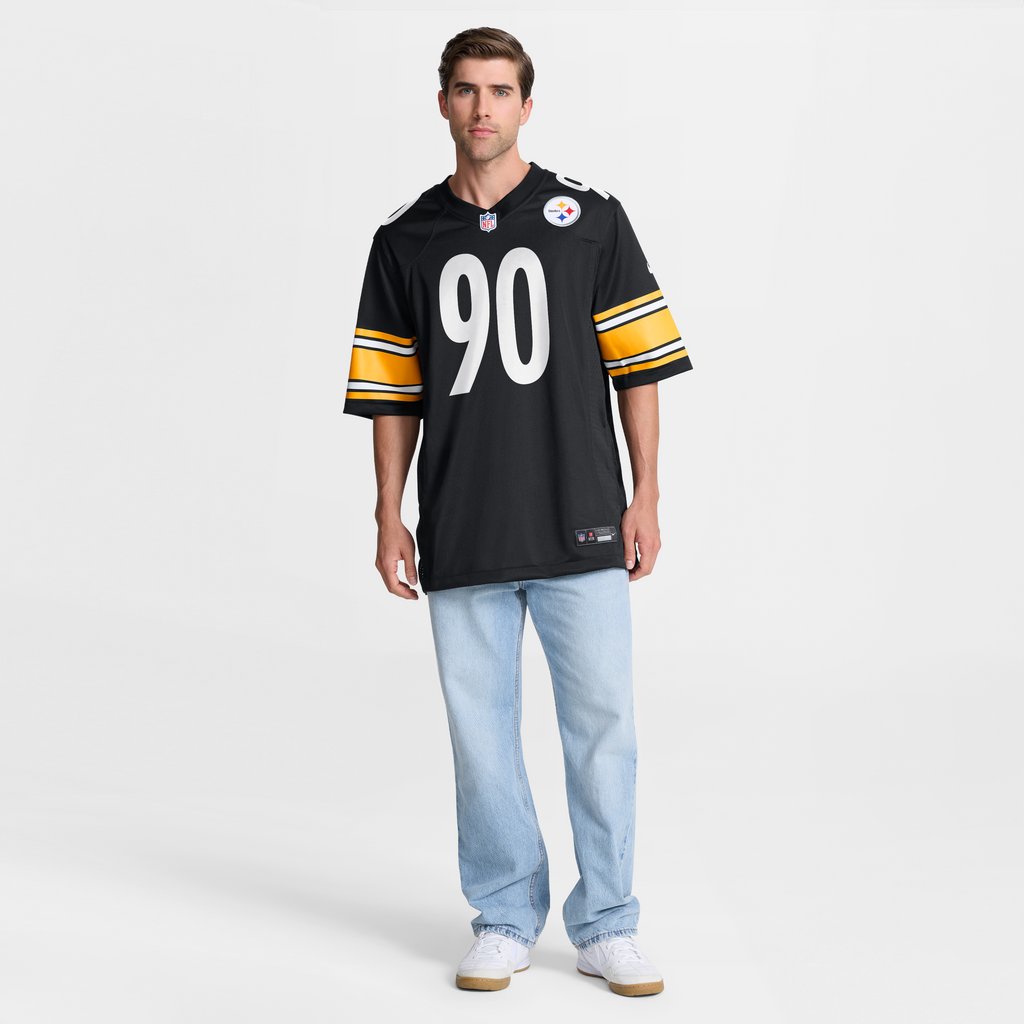Men's Pittsburgh Steelers T.J. Watt Nike Black Game Jersey
