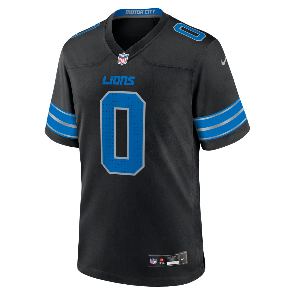 Men's Detroit Lions Jahmyr Gibbs Nike White Game Player Jersey