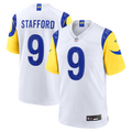 Men's Los Angeles Rams Matthew Stafford Nike White White Game Player Jersey