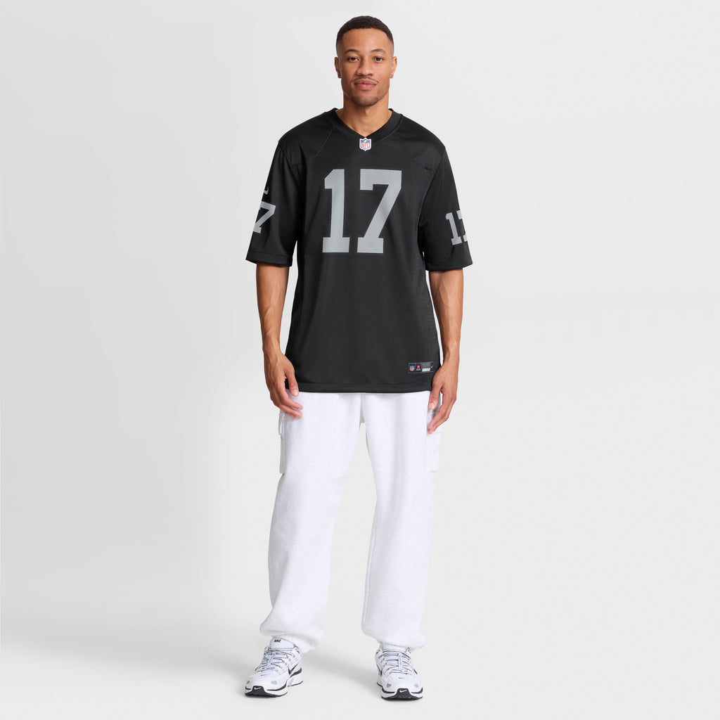 Men's Las Vegas Raiders Nakobe Dean Nike  Black Team Game Jersey