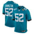 Men's Jacksonville Jaguars DaVon Hamilton Nike Teal Game Jersey