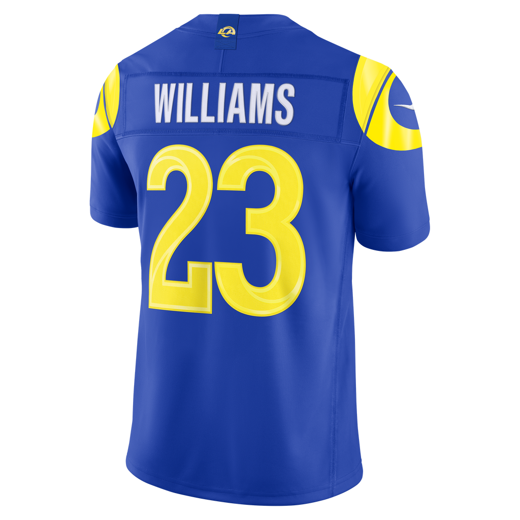 Men's Los Angeles Rams Kyren Williams Nike Royal Team Vapor F.U.S.E. Stitched Limited Jersey
