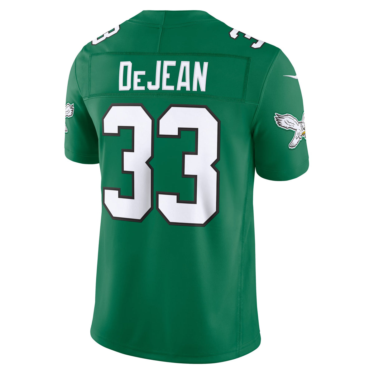 Men's Philadelphia Eagles Cooper DeJean Nike Kelly Green Alternate Vapor F.U.S.E. Stitched Limited Jersey