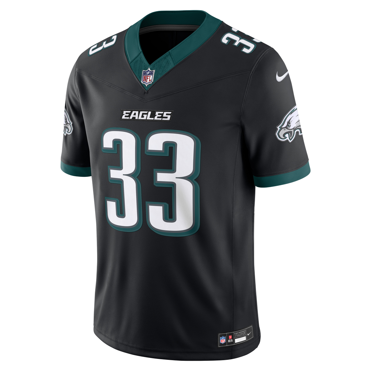 Men's Philadelphia Eagles Cooper DeJean Nike Midnight Green Team Vapor F.U.S.E. Stitched Limited Jersey