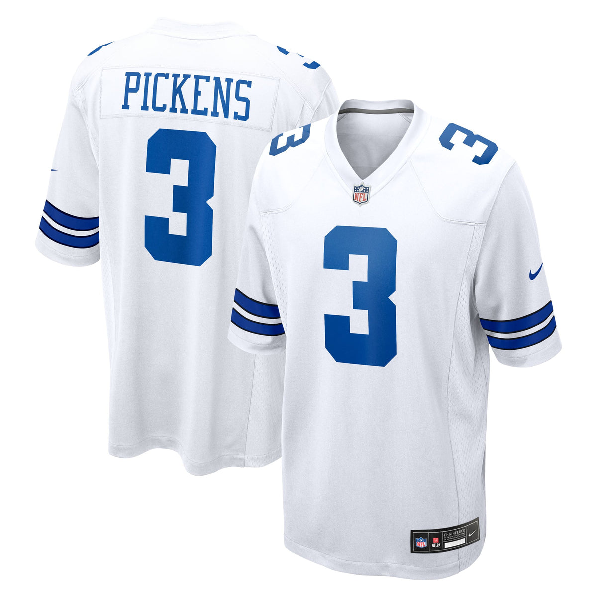 Men's Dallas Cowboys George Pickens Nike Navy Game Jersey