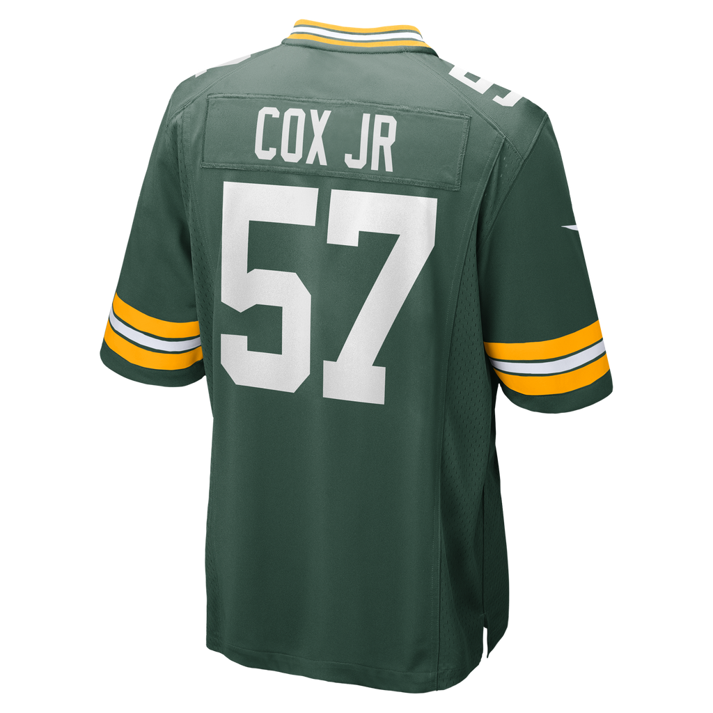 Men's Green Bay Packers Brenton Cox Jr. Nike  Green  Game Jersey
