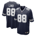 Men's Dallas Cowboys CeeDee Lamb Nike Navy Game Jersey