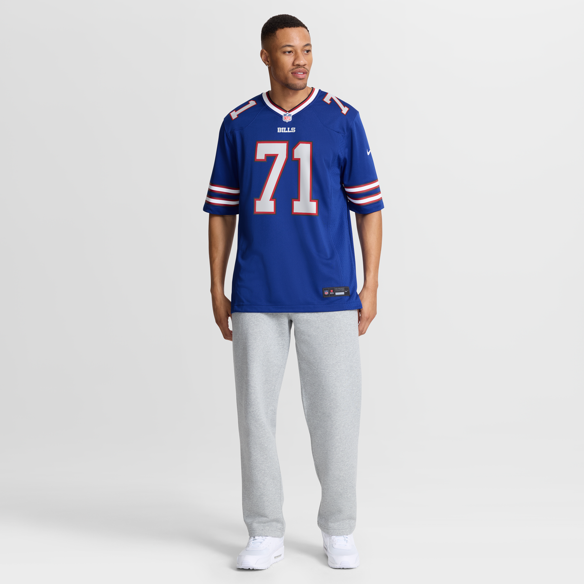 Men's Buffalo Bills Jedrick Wills Jr. Nike Royal Team Game Jersey