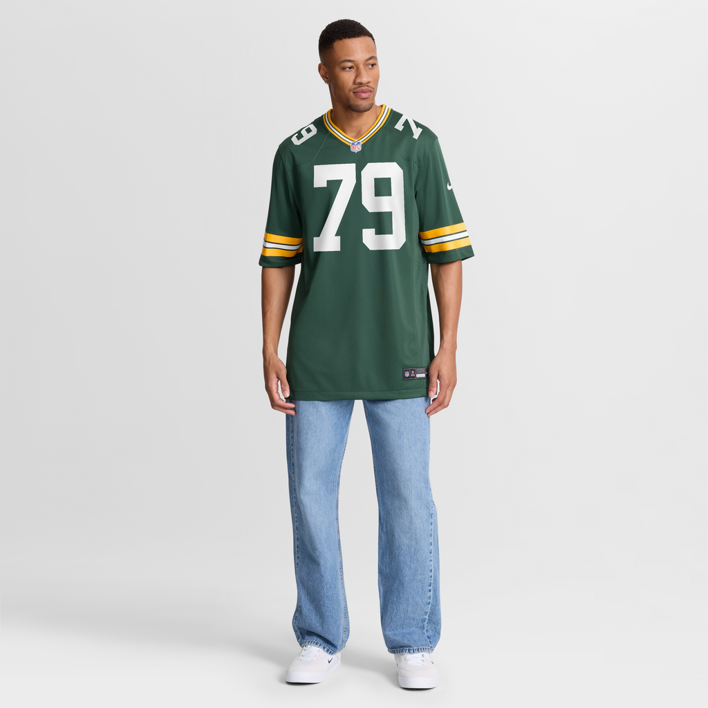 Men's Green Bay Packers Travis Glover Nike  Green  Game Jersey