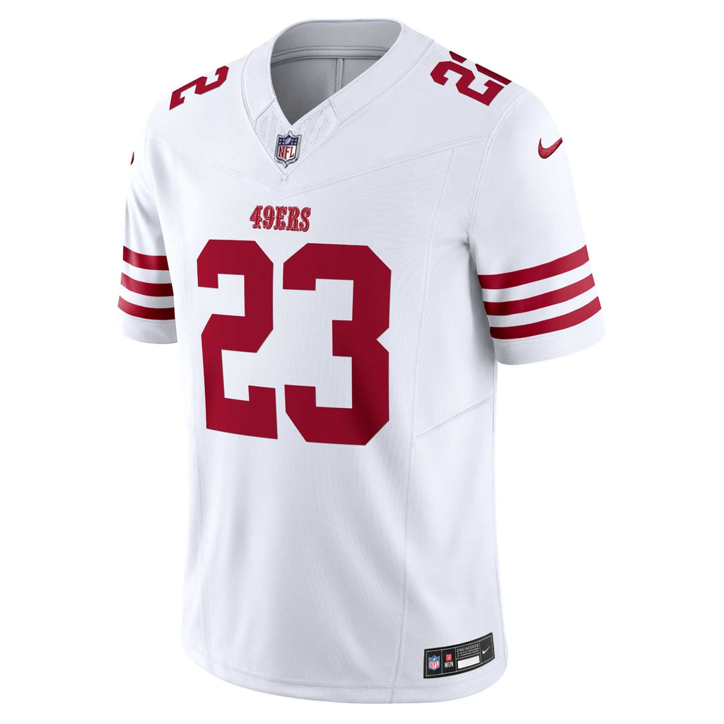 Men's San Francisco 49ers Christian McCaffrey Nike Scarlet Vapor F.U.S.E. Limited Jersey
