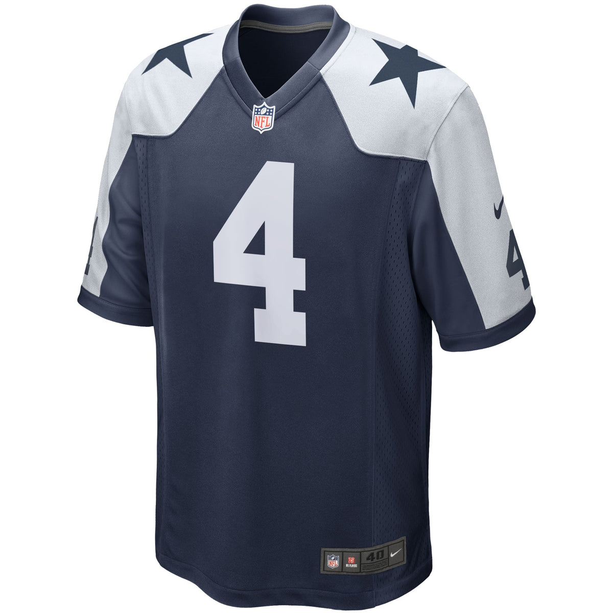 Men's Dallas Cowboys Dak Prescott Nike White Alternate Game Team Jersey