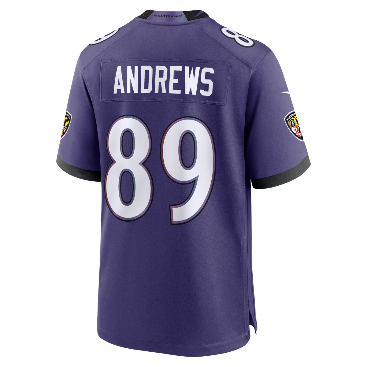 Men's Baltimore Ravens Mark Andrews Nike Purple Team Game Jersey