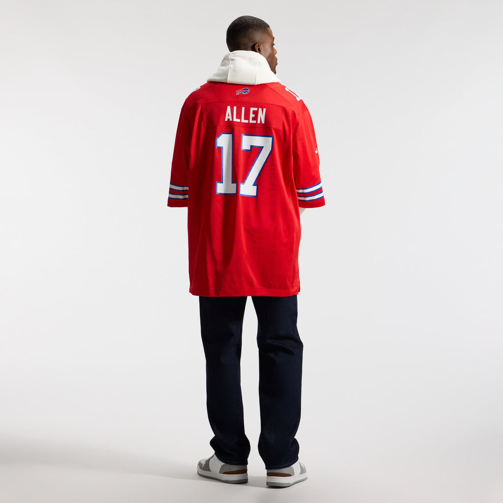 Men's Buffalo Bills Josh Allen Nike Gray Nickel City Game Jersey