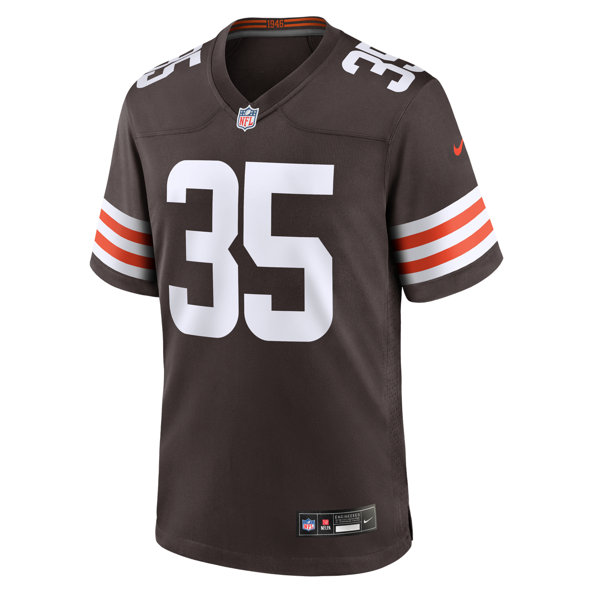 Men's Cleveland Browns Raheim Sanders Nike  Brown Team Game Jersey