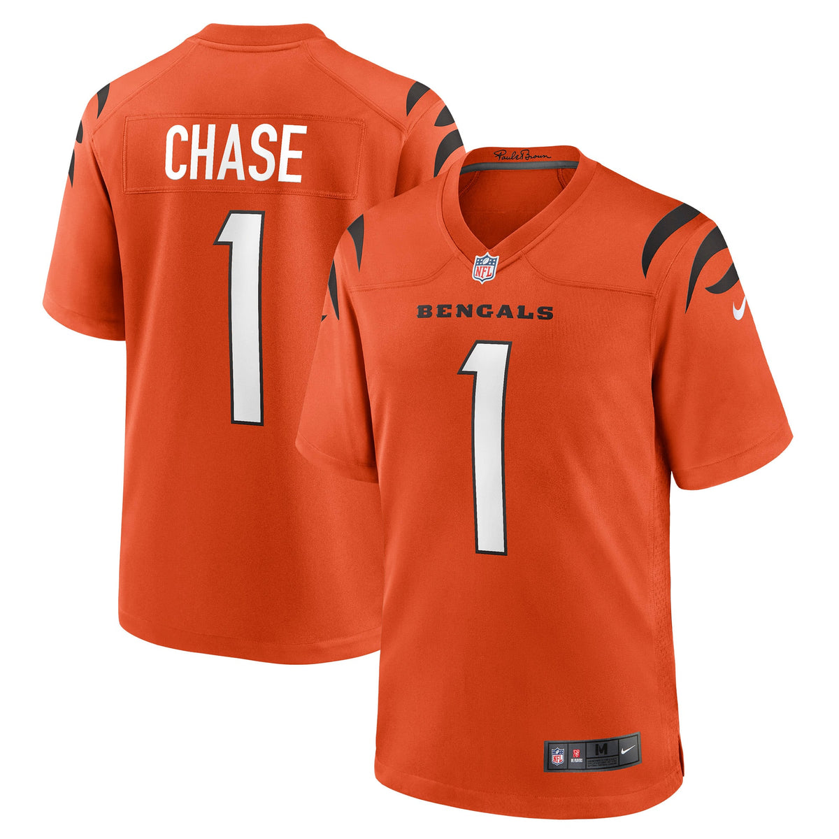Men's Cincinnati Bengals Ja'Marr Chase Nike Black Game Jersey