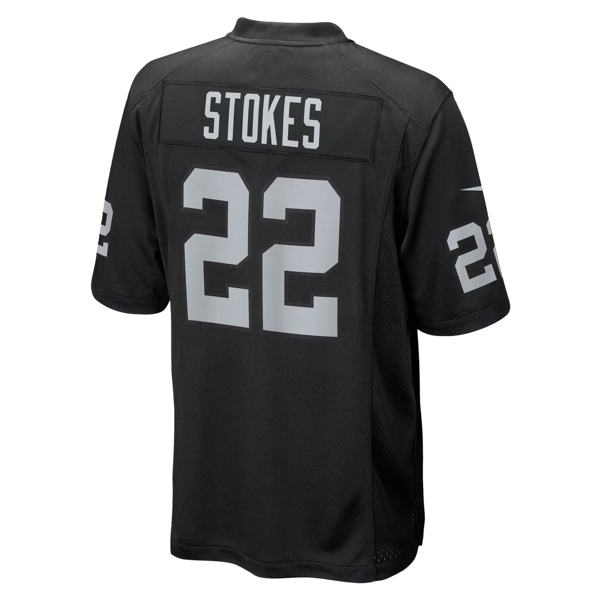 Men's Las Vegas Raiders Eric Stokes Nike  Black Team Game Jersey