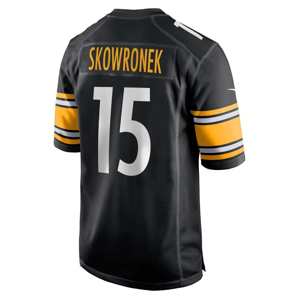 Men's Pittsburgh Steelers Ben Skowronek Nike  Black Team Game Jersey