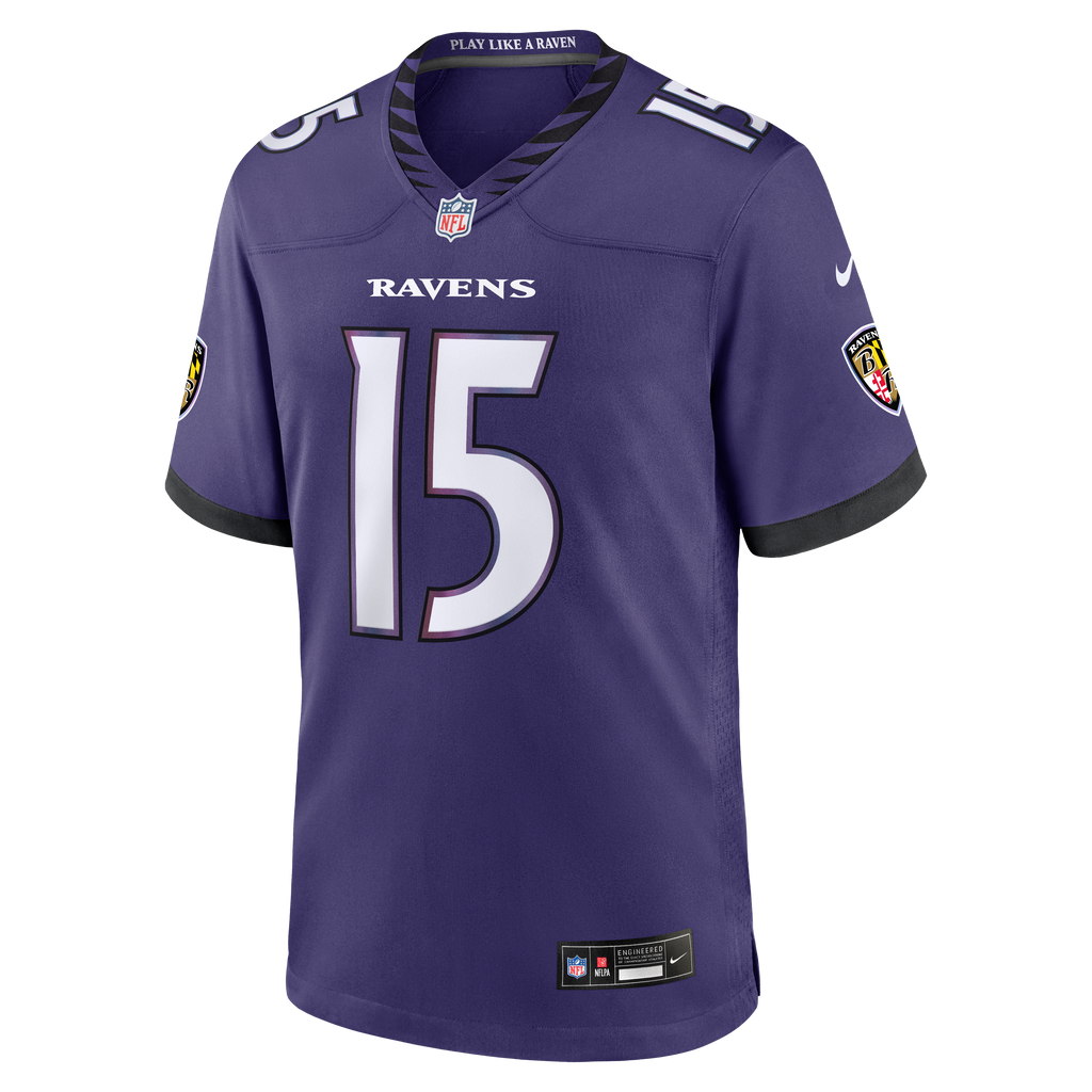 Men's Baltimore Ravens Mike Green Nike Purple Team Game Jersey
