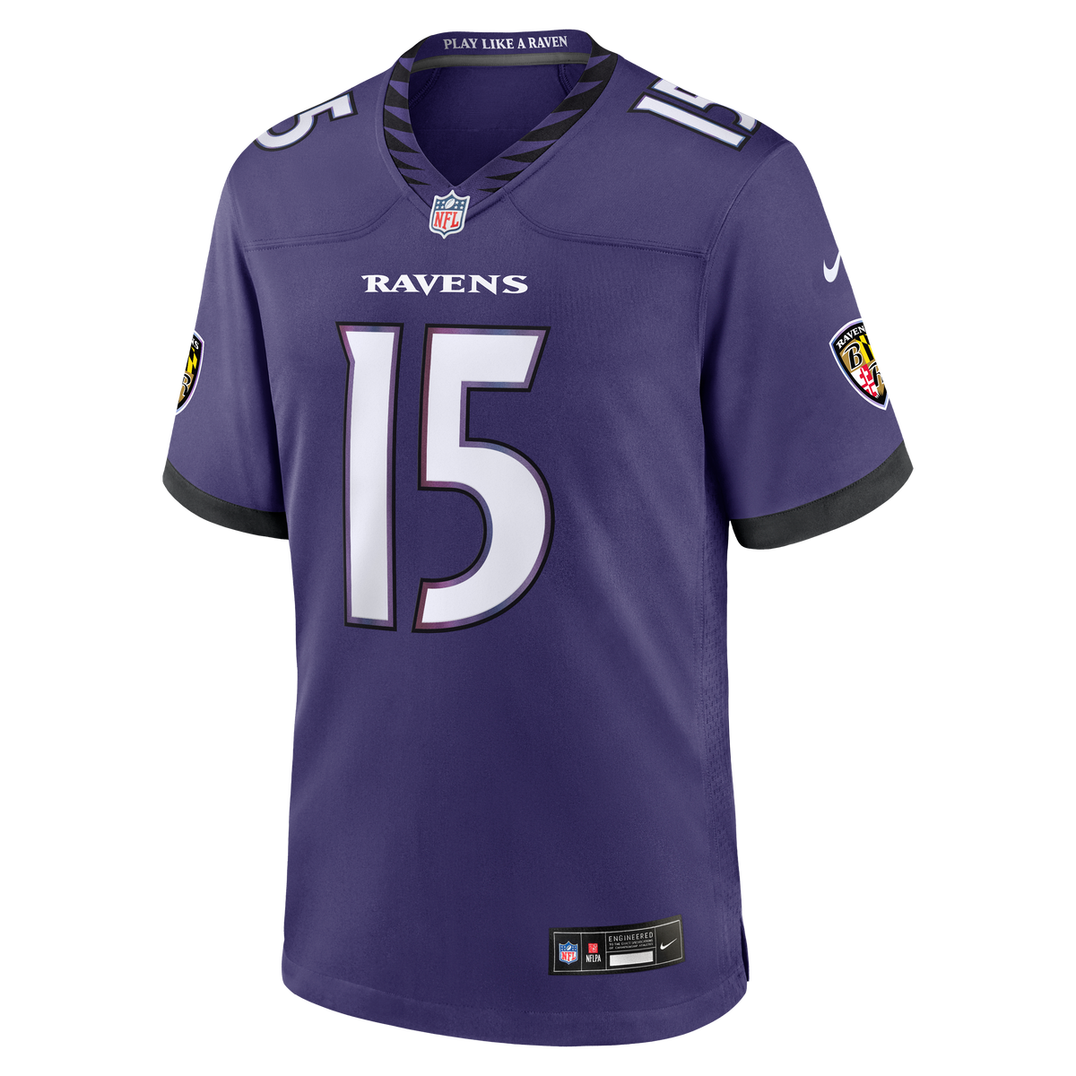 Men's Baltimore Ravens Mike Green Nike Purple Team Game Jersey