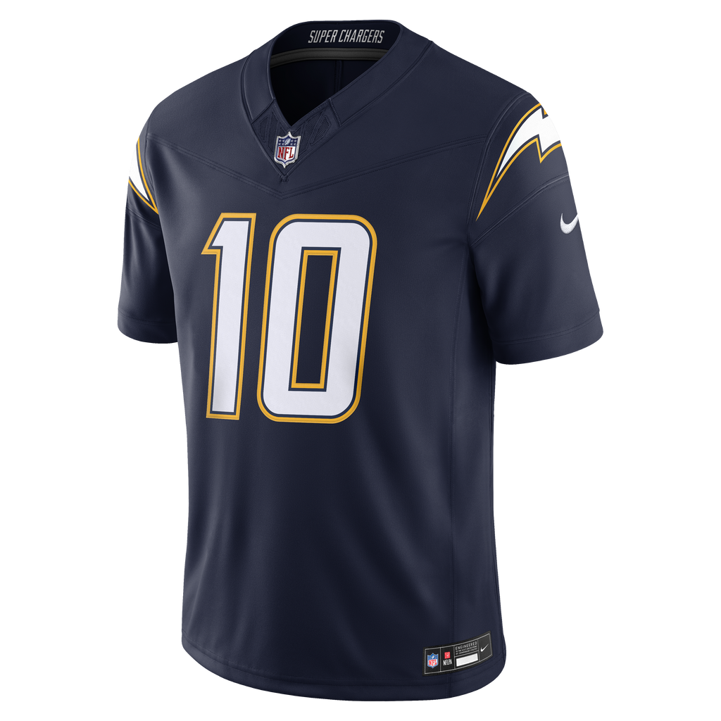 Men's Los Angeles Chargers Justin Herbert Nike Powder Blue Team Vapor F.U.S.E. Stitched Limited Jersey