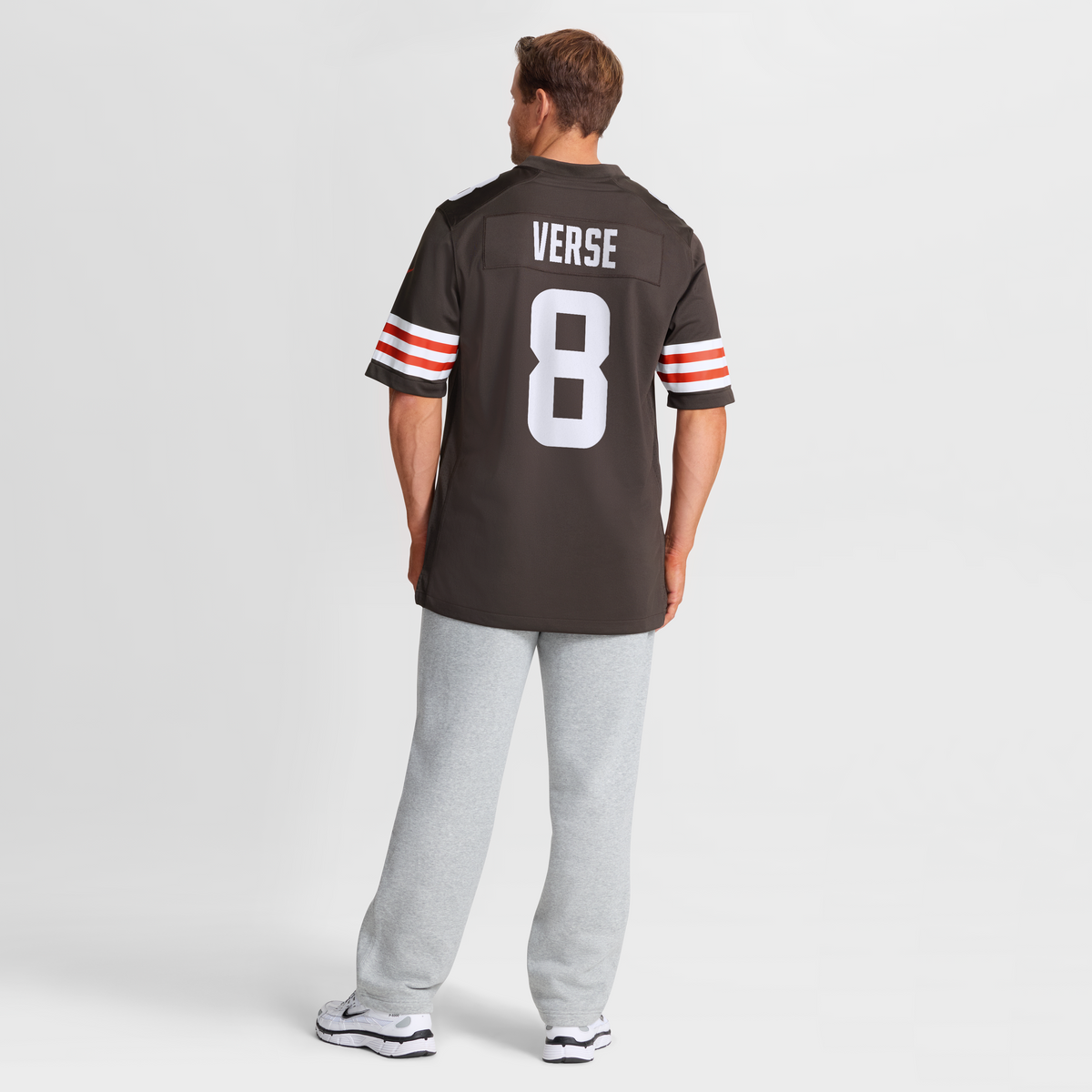 Men's Cleveland Browns Jared Verse Nike Brown Men's Nike Game Jersey