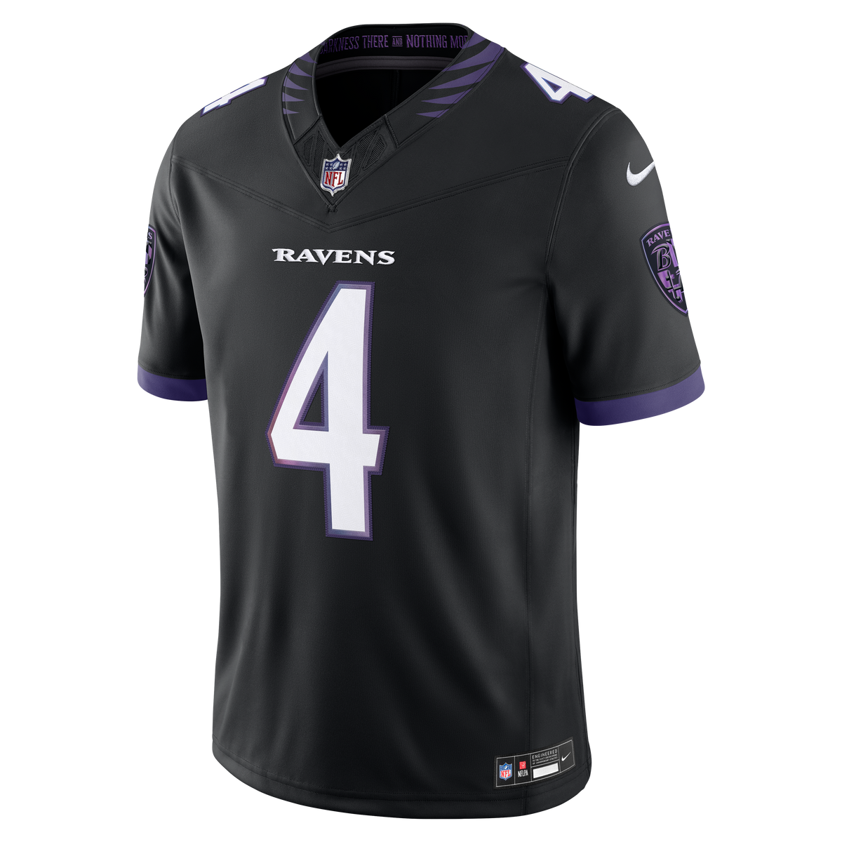 Men's Baltimore Ravens Zay Flowers Nike Black Alternate Alternate Vapor F.U.S.E. Stitched Limited Jersey